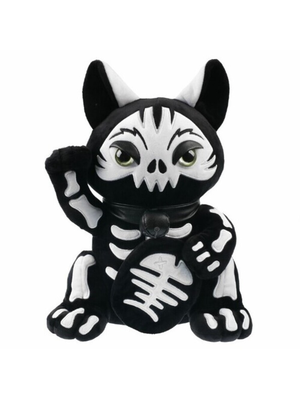 Killstar Kreeptures Maneki-Neko Exo Rift Goth Skeleton Cat Plush Toy NEW